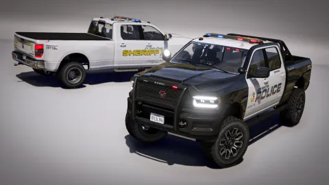 Bravado Bison Police Interceptor Utility for FiveM