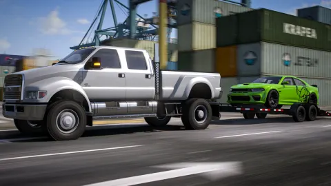 Brute Car Trailers 2 Models for FiveM
