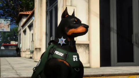 Doberman Police K9 for FiveM