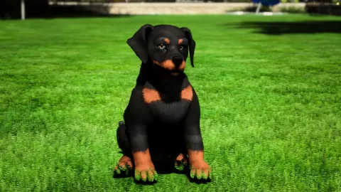 Doberman Police K9 Puppy for FiveM