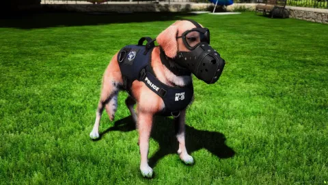 Golden Labrador Retriever Police K9 for FiveM