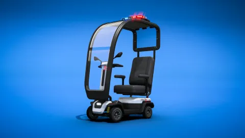 Police Maibatsu Sunsetter Mobility Scooter for FiveM