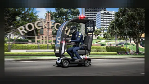 Police Maibatsu Sunsetter Mobility Scooter preview 2