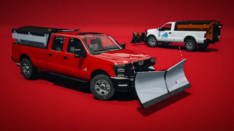 Vapid Sandking D155 Snow Plow Utility Pack 3 for FiveM