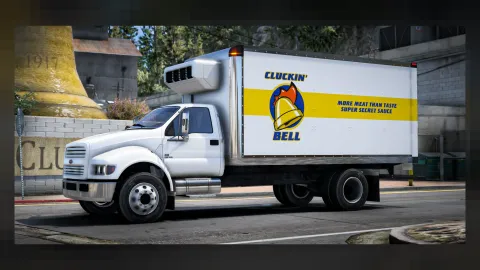 Vapid Yankee C105 Box Truck Fivem Delivery for FiveM