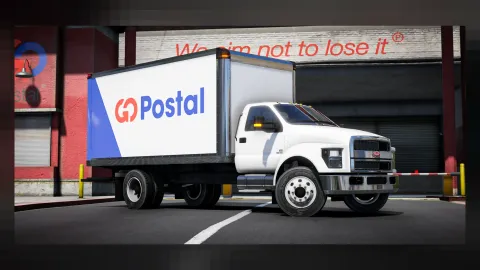 Vapid Yankee C130 Box Truck Fivem Delivery for FiveM