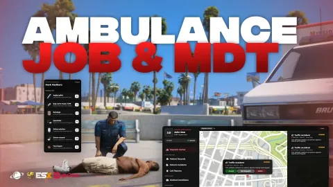OP Ambulance Job MDT Script - MDT and dispatch script for FiveM GTA 5 roleplay