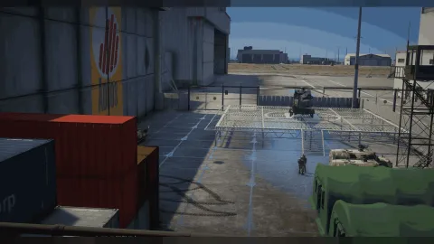 Military outpost mlo fortified position with towers for FiveM combat — view 2