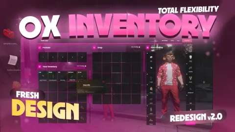 Ox Inventory Redesign FiveM ox inventory — reskinned grid with new features