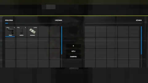 Clean ox inventory skin displayed in a FiveM server