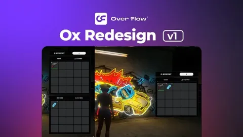 ox inventory v5 interface shown in a FiveM server