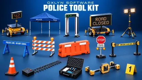 Oxlyn Ultimate Police ToolKit - police script for FiveM GTA 5 roleplay