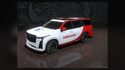 PaceLabs Painkiller Ambulance Bundle front view - FiveM emergency vehicle