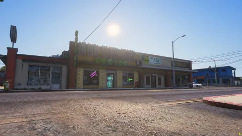 Liquor store mlo stocked shelves and counter in Paleto Bay FiveM