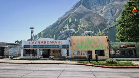 Paleto Bay shops MLO with weed, phone, and hardware stores in FiveM