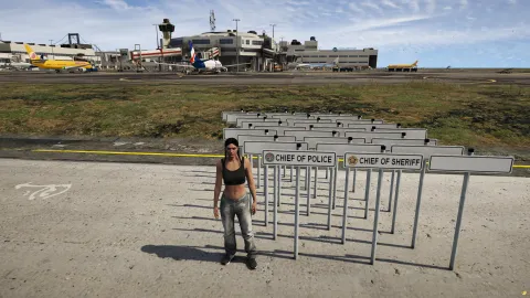 Parking Signs street props marking lots and zones in FiveM