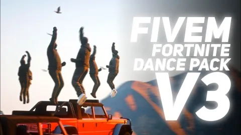 Pazeee Dance Pack players dancing together at a FiveM night club scene
