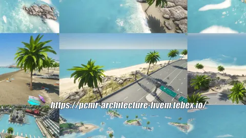 PCMR Architecture The Miami Ocean preview - FiveM client-side mod