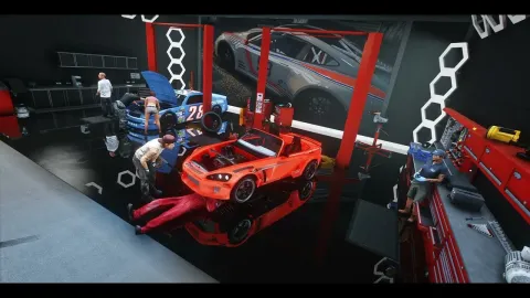 Performance workshop MLO tuner garage interior for FiveM
