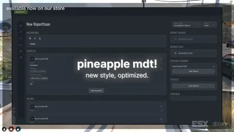 Pineapple MDT - MDT and dispatch script for FiveM GTA 5 roleplay
