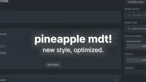 Pineapple MDT in-game UI - FiveM MDT and dispatch script