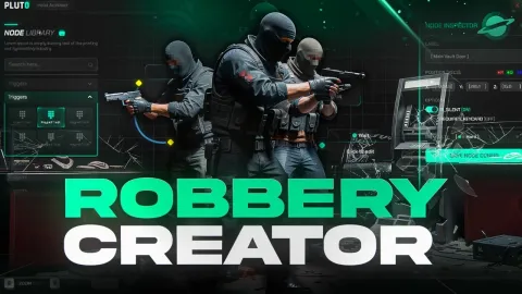 Pluto Robbery Creator FiveM heist builder — creating a robbery in-game