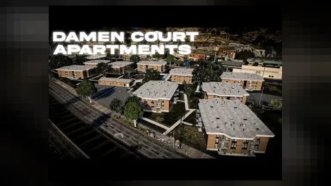 PMRICK Damen Court Apartments MLO interior view - FiveM government and courthouse MLO