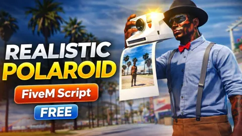 Polaroid Instant Camera FiveM script — taking an instant polaroid photo in-game