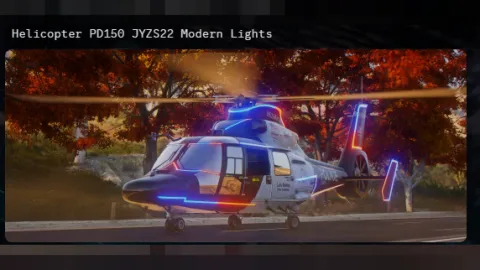 Police helicopter for FiveM air support roleplay