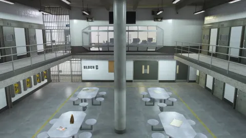 PoloMaps County Jail Criminal Court MLO interior view - FiveM prison MLO