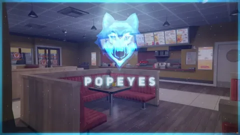Popeyes MLO detailed interior preview for FiveM roleplay servers
