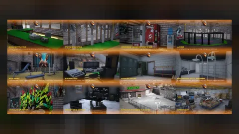 Prentiss Southside Boxing Club MLO interior view - FiveM nightclub and casino MLO