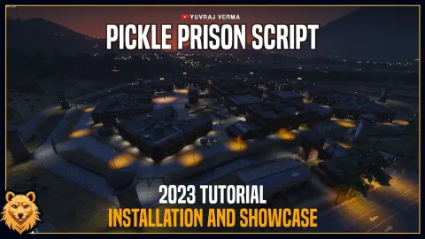 Prison jail system cell block with inmates working in FiveM — view 2