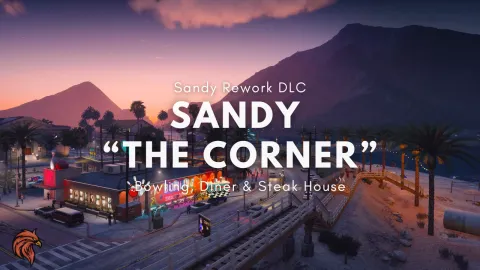 Sandy Shores Corner Construction for FiveM