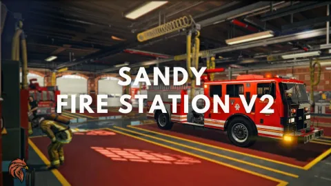 Sandy Shores Fire Station V2 for FiveM