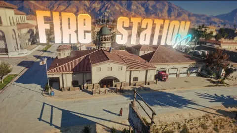 Sandy Shores Fire Station V2 preview 2