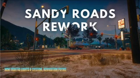 Sandy Shores Roads Rework Traffic for FiveM