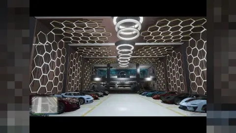 Seth Garage MLO interior showcased in a FiveM roleplay server