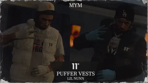 Puffer vests pack worn by an MP Male freemode character in FiveM