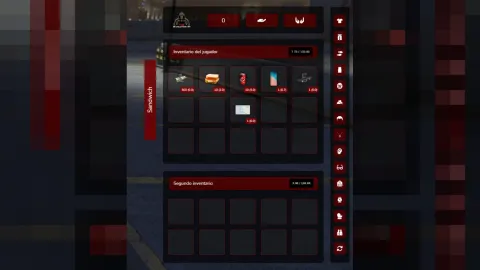 QB inventory system drag and drop grid interface in FiveM