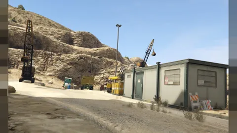 Quarry MLO with open pit, haul roads and rock terrain in FiveM — view 2
