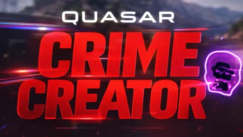 Quasar Crime Creator in-game UI - FiveM gang and crime script