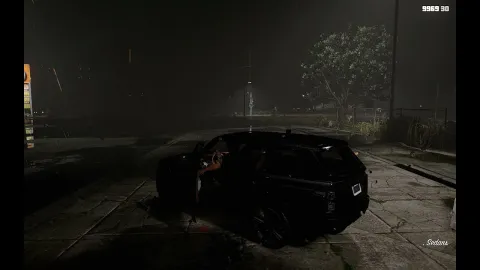 Range Rover Autobiography FiveM luxury SUV with animated lights — view 2