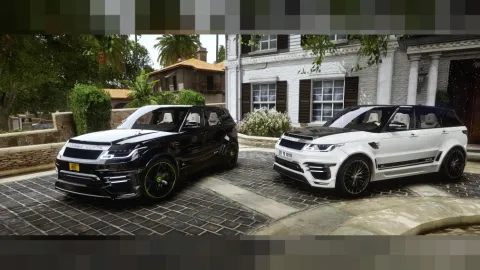 Range Rover Lumma CLR RS FiveM SUV car mod front view