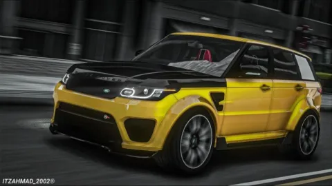 Range Rover Sport SVR luxury SUV parked outside a mansion — FiveM vehicle