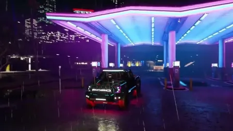 Raptor 6x6 Dinamic Lights front view - FiveM off-road vehicle