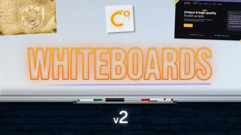 In Game Whiteboards V2 for FiveM