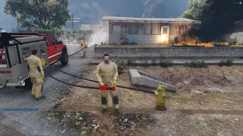fire hose — Fire fighting script — FiveM asset preview