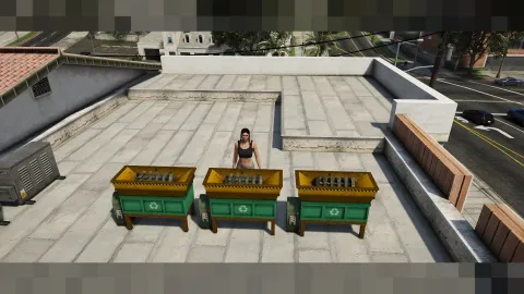 Recycler prop recycling machine for FiveM jobs