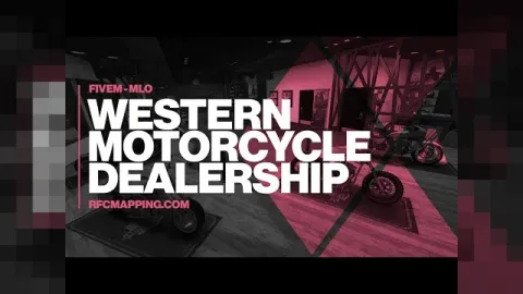 Western Motorcycle Dealership showroom interior for FiveM by RFC